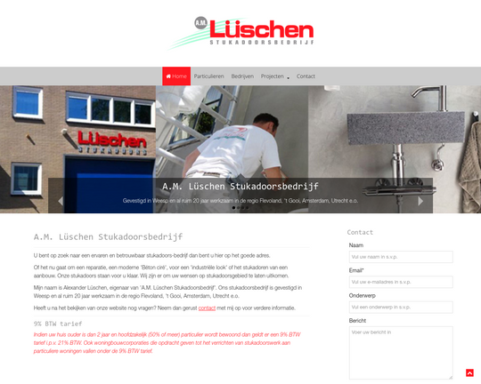 A.M. Luschen Stukadoorsbedrijf Logo