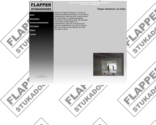 Flapper Stukadoors Logo