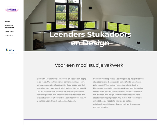 Leenders stukadoors Logo