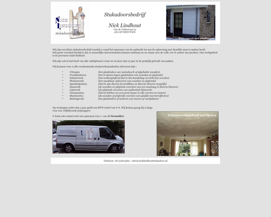 Nick Lindhout Stukadoor Logo