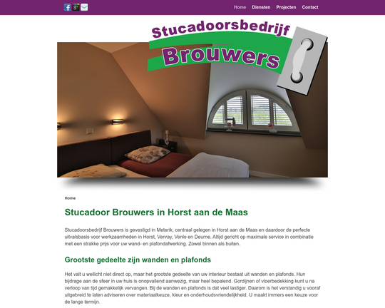 Stucadoor Brouwers Logo