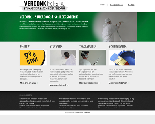 Stukadoor & Schildersbedrijf Verdonk Logo