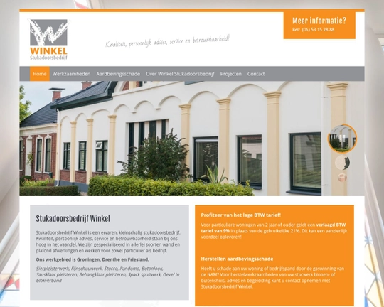 Stukadoorsbedrijf Winkel Ten Boer Logo