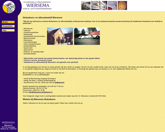Wiersema Stukadoors Logo